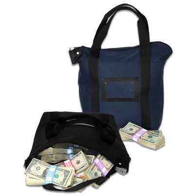 1400 DENIER 코르두라 잠금 택배자 수송 준비 - 17W × 14H × 6D