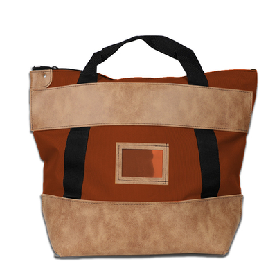 1000d 나일론 가죽 잠금 택배 가방 - 22w X 18h X 7d - 주문형