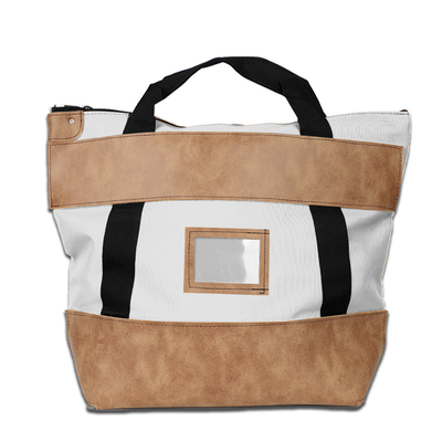 1000d 나일론 가죽 잠금 택배 가방 - 22w X 18h X 7d - 주문형