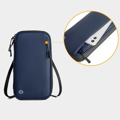 새로운 다기능 카드 가방 해외 여행용 휴대용 문서 가방 RFID 방수 MULTI-CARD NECK