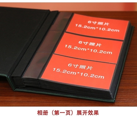LEATHER 6 &quot;사진 앨범 가족 앨범 앨범 240 간격 비즈니스 사무실 사진 앨범 가방 앨범