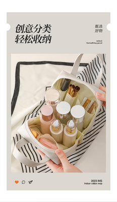 MAKEUP BAG 2023 NEW 휴대용 대용량 방수 여행용 휴대용 화장품 및 피부 관리 보관 가방