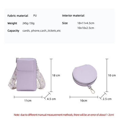 2024 NEW INS CROSSBODY BAG NICHE DESIGN 여자 어깨 가방 패션 휴대폰 가방 단순 가방