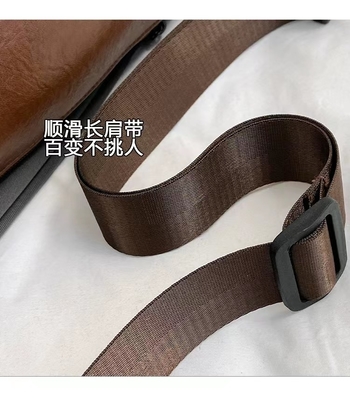 초하얀 유니섹스 가슴 가방 단순 단색 패니 팩 브랜드 남성 크로스 보디 가방 어깨 가방