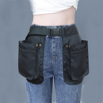야외 MULTI-FUNCTIONAL MULTI-POCKET ZIPPER FANNY PACK 스포츠 패션 벨트 에프론 허리 봉지