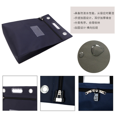 국경을 넘나드는 튼튼한 색상 옥스포드 옷 티켓 서류 가방 서류 가방 티켓 가방 배달 가방 쿠폰 가방 A4 종이 가방