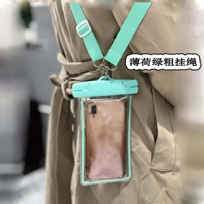 휴대전화 방수 가방 귀여운 빛나는 어두운 휴대전화 가방 드리프팅 수영장 터치 스크린 휴대전화 프로트