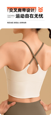 NEW SOLID COLOR SPLICING 요가 의류 빠른 건조한 충격 방지 모음 미용 백 스포츠 피트니스 의류 베이스