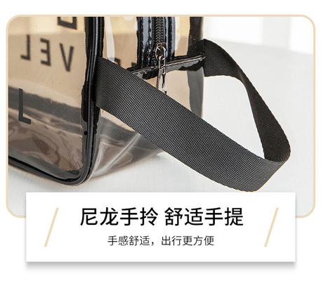 투명한 PVC 저장 가방 휴대용 인터넷 유명인 휴대용 방수 화장품 가방 화장품 다기능 대형