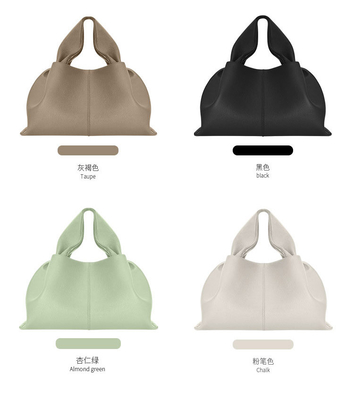 2024 NEW ALL-IN-ONE SOLID COLOR LUNCH BOX BAG 유럽과 미국 패션 핸드백 싱글 어깨 크로스보디 가방
