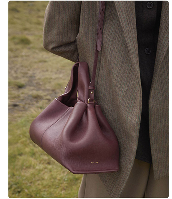 2024 NEW ALL-IN-ONE SOLID COLOR LUNCH BOX BAG 유럽과 미국 패션 핸드백 싱글 어깨 크로스보디 가방