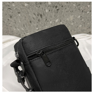 단순 옥스포드 옷 캐주얼 크로스보디 가방 남성 단순 단색 휴대전화 핸드폰 가방 단 어깨 작은 등낭
