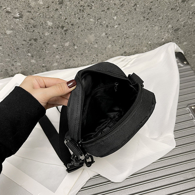 단순 옥스포드 옷 캐주얼 크로스보디 가방 남성 단순 단색 휴대전화 핸드폰 가방 단 어깨 작은 등낭