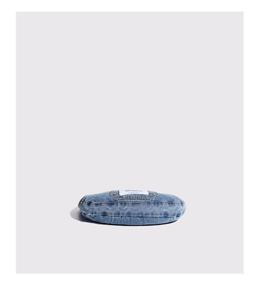 2024 CROSS-BORDER NEW UNDERARM BAG NICHE DESIGN RETRO Wash Denim BAG SENIOR DUMPLING BAG 이고 있는 디자인