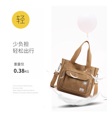 2024 NEW ATMOSPHERIC MOMMY BAG LARGE CAPITY 싱글 어깨 핸드 크로스보디 가방 나일론 천재 캐주얼 여자 어깨
