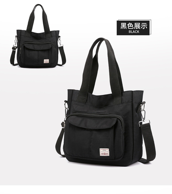 2024 NEW ATMOSPHERIC MOMMY BAG LARGE CAPITY 싱글 어깨 핸드 크로스보디 가방 나일론 천재 캐주얼 여자 어깨