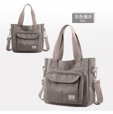 2024 NEW ATMOSPHERIC MOMMY BAG LARGE CAPITY 싱글 어깨 핸드 크로스보디 가방 나일론 천재 캐주얼 여자 어깨