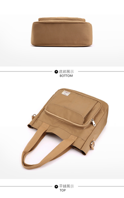 2024 NEW ATMOSPHERIC MOMMY BAG LARGE CAPITY 싱글 어깨 핸드 크로스보디 가방 나일론 천재 캐주얼 여자 어깨