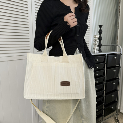 캔버스 TOTE BAG 스트리트 패션 대용량 어깨 가방 남성과 여성의 클래스 크로스 보디 가방 옷 가방 가방