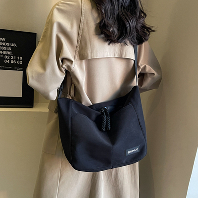 캔버스 TOTE BAG 스트리트 패션 대용량 어깨 가방 남성과 여성의 클래스 크로스 보디 가방 옷 가방 가방