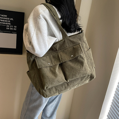 캔버스 TOTE BAG 스트리트 패션 대용량 어깨 가방 남성과 여성의 클래스 크로스 보디 가방 옷 가방 가방