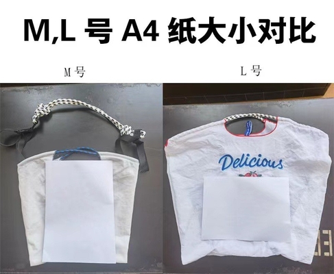 수직 재사용용 가방 쇼핑 가방 나일론 손바닥 어깨 크로스 보디 가방 여자용
