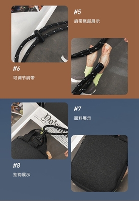 에어폰 가방 목에 매달린 미니 동전 가방 카드 가방 키 가방 크로스보디 가방 남성 패션 가방 장식용 작은 매달린 가방