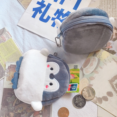 귀여운 귀여운 작은 펭귄 동전 지갑 포트 빨간 봉투