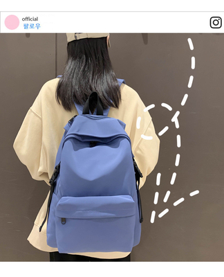 남자 배낭 여자 대학생 단순 디자인 감각 컴퓨터 가방 학교 가방