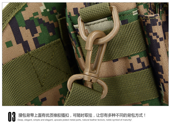 CAMO 야외 작은 허리 팩을 분리 할 수 있습니다 세 가지 사용 조합 허리 팩 스포츠 전술 허리 커버 단일 쇼