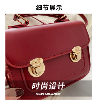 SENIOR SENSE OF RETRO SMALL BAG WOMEN 2024 NEW SUMMER FASHION FOREIGN STYLE SHOULDER BAG 소형, 모든 것이 없던 핸드백