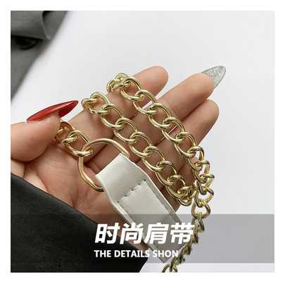 가방 여성 새로운 패션 작은 사각형 가방 소매 틈새 간단한 레트로 퀴크 샌드 모든 단일 어깨 크로스 보디 cha