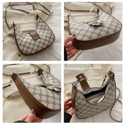 팔 아래 가방 ARC DE TRIOMPHE BAG 여성 봄과 여름 어깨 가방 모든 것 중 하나 Crescent BAG SENIOR SENSE retro CROSSB