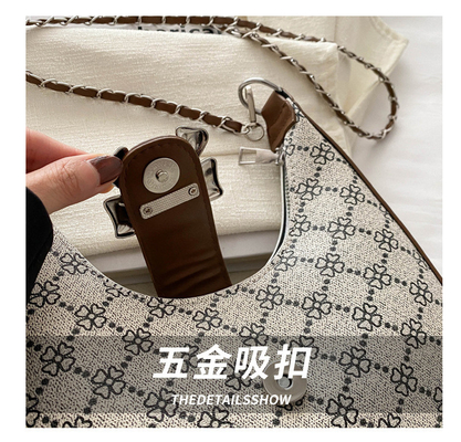 팔 아래 가방 ARC DE TRIOMPHE BAG 여성 봄과 여름 어깨 가방 모든 것 중 하나 Crescent BAG SENIOR SENSE retro CROSSB
