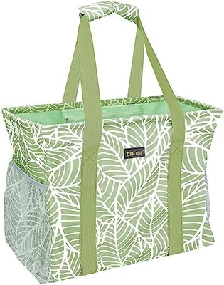 발레인 EXTRA LARGE UTILITY TOTE BAG WITH WIRE FRAME FOR STORE (블루, 16.5'X14'X10'')