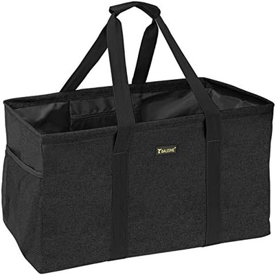 발레인 EXTRA LARGE UTILITY TOTE BAG WITH WIRE FRAME FOR STORE (블루, 16.5'X14'X10'')