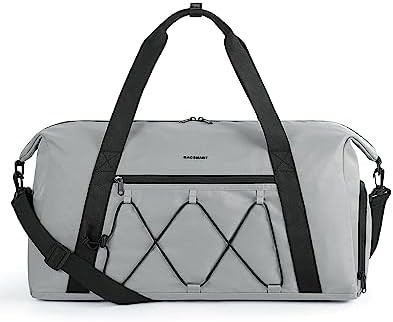 BAGSMART 체육관 가방 신발 칸막이와 젖은 주머니, 가벼운 스포츠 여행 듀펠 가방, C TO STORE 스포츠 신발 물