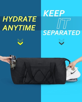 BAGSMART 체육관 가방 신발 칸막이와 젖은 주머니, 가벼운 스포츠 여행 듀펠 가방, C TO STORE 스포츠 신발 물