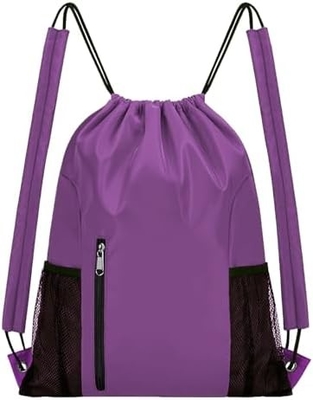 BEEGREEN DRAWSTRING-BACK-GYM-BAG, LARGE SPORTS BAG, STRING RUCKPACK CINCH BAG 남녀용 빨강