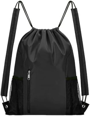BEEGREEN DRAWSTRING-BACK-GYM-BAG, LARGE SPORTS BAG, STRING RUCKPACK CINCH BAG 남녀용 빨강