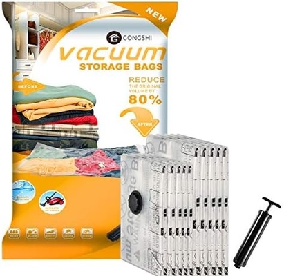12 패키지 진공 저장 가방 (3 X JUMBO, 3 X LARGE, 3 X MEDIUM, 3 X SMALL)