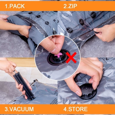 12 패키지 진공 저장 가방 (3 X JUMBO, 3 X LARGE, 3 X MEDIUM, 3 X SMALL)