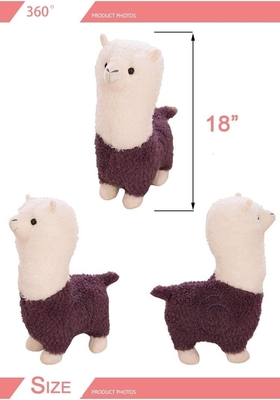 알파카 류 장난감, 알파카 정형 동물 큰 18 인치 인형 더미 던지기 베개, 부드러운 푹신한 쿠션 슈퍼 크리스마스 발렌타인