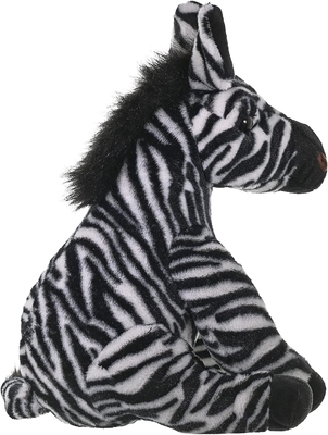 야생 공화국 Zebra Plush, stuffed 동물, Plush 장난감, 어린이 선물, Cuddlekins 12 인치, 다채로운