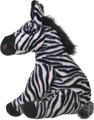 야생 공화국 Zebra Plush, stuffed 동물, Plush 장난감, 어린이 선물, Cuddlekins 12 인치, 다채로운