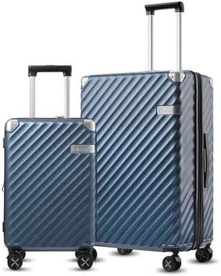 22x14x9 항공사 승인을 받은 휴대용 수하물 - 35L 폴리카보네이트 확장 가능한 하드 셸 가방