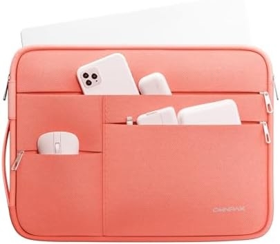 적합,MacBook Pro 13-14 인치, 핸들 및 액세서리 주머니와 함께 재활용 PET 노트북 휴대 케이스
