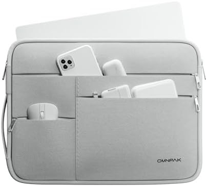적합,MacBook Pro 13-14 인치, 핸들 및 액세서리 주머니와 함께 재활용 PET 노트북 휴대 케이스