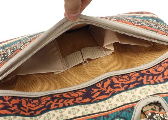 12.5~14인치 노트북용으로 디자인된 노트북 가방으로, 패딩 처리된 내부 프린트 캔버스 원단과 다양한 휴대 옵션을 제공합니다.