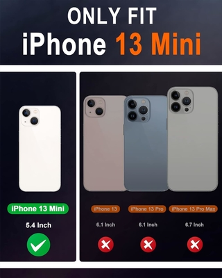 가죽 지갑 접는 케이스 자석 밀폐 RFID 차단 카드 슬롯 홀더 iPhone 13와 호환되는 완전히 보호 케이스